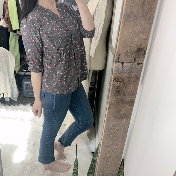 Matilda Jane floral top blouse size medium - Picture 3 of 6